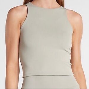 Express Body Contour High Compression High Neck Cropped Tank